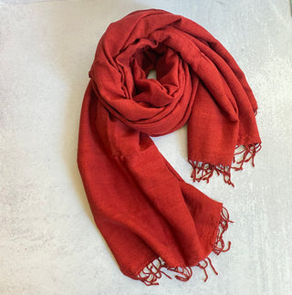 Handwoven Peace Silk Scarves