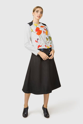 Organic Linen Quilted Jacket - AGAATI