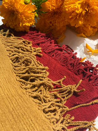 Handwoven Peace Silk Scarves