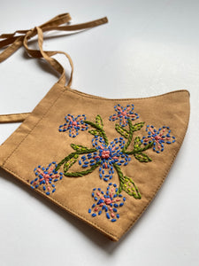 Hand Embroidered Cotton Masks - AGAATI