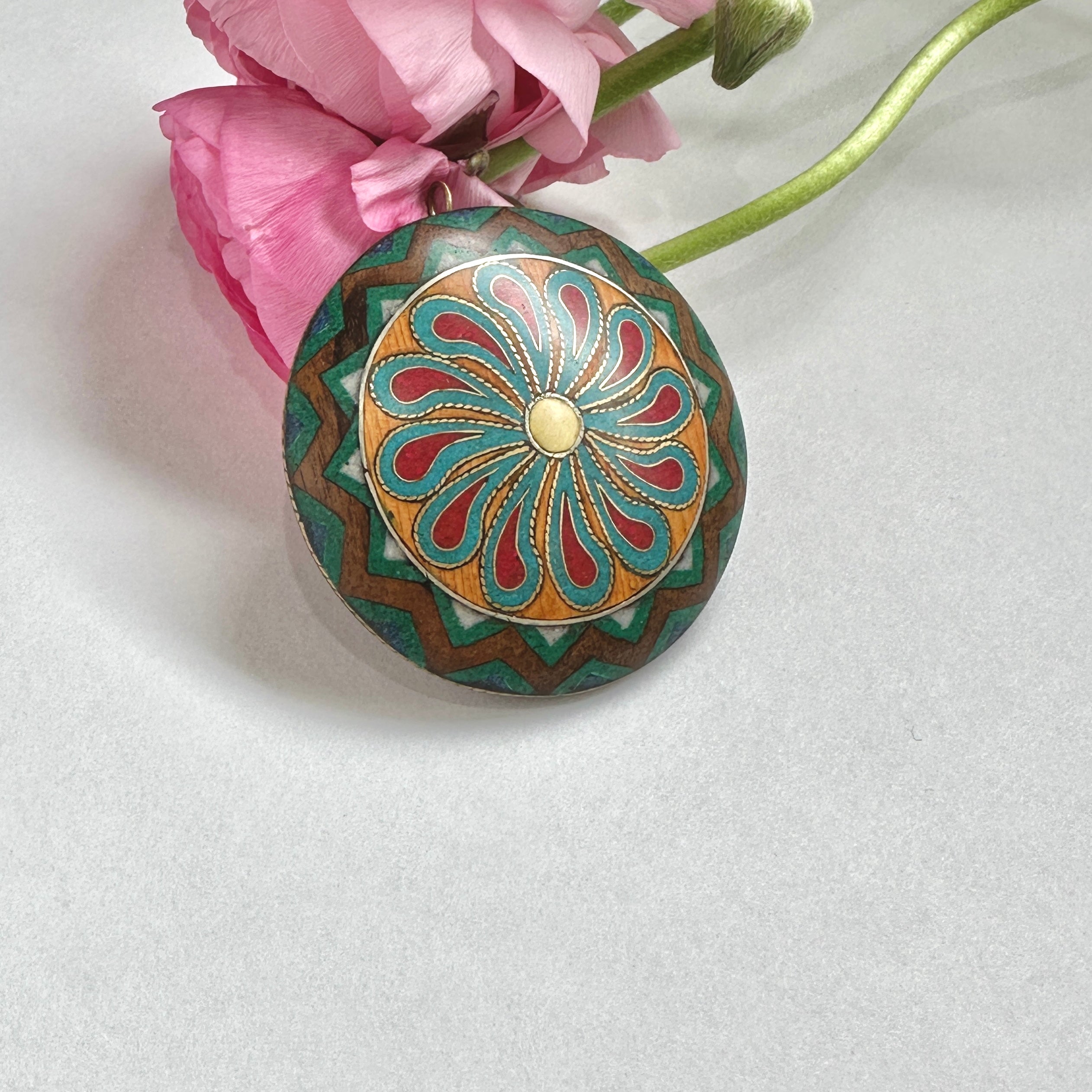 Handcrafted Wooden Pendant
