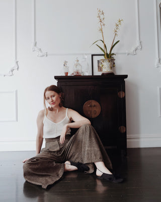 Wide Leg High Waist Pant