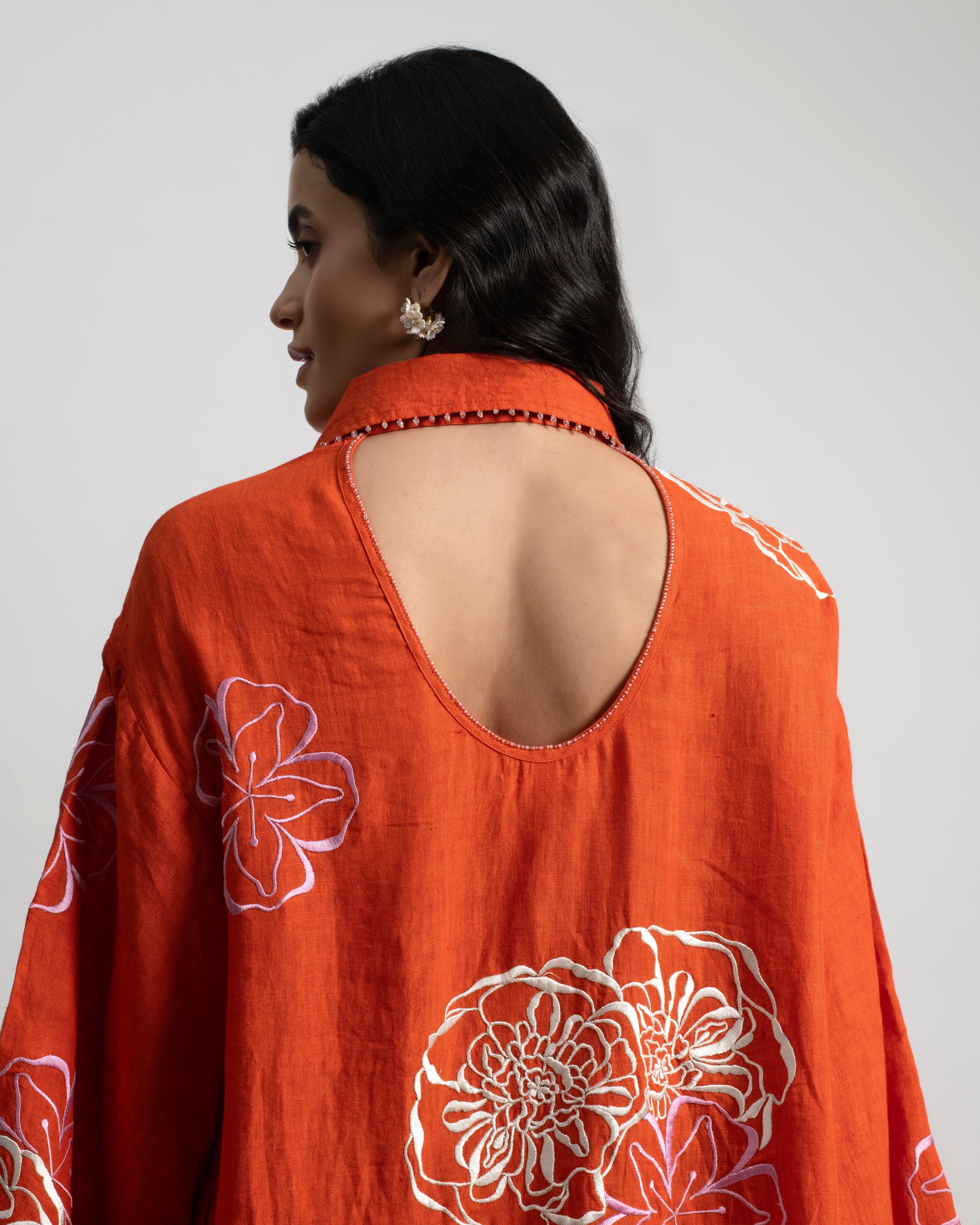 majorelle orange dress MAJORELLE Cal Embellished Mini Dress by Majorelle