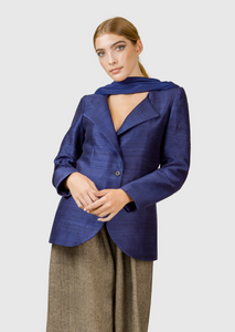 Raw Silk Blazer