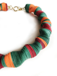Handmade Paper Necklace - AGAATI