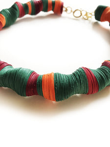 Handmade Paper Necklace - AGAATI