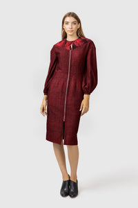Fitted dress with pockets - AGAATI