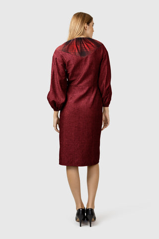 Fitted dress with pockets - AGAATI