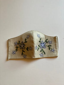 Hand Embroidered Cotton Masks - AGAATI