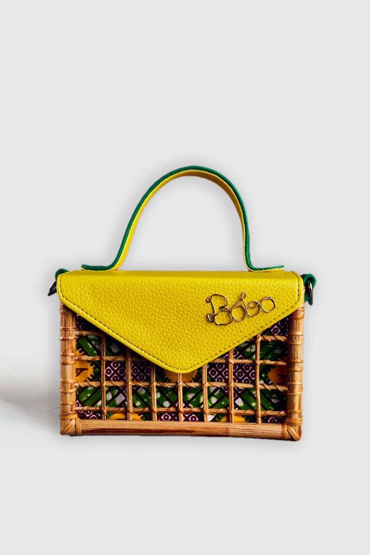 handmade cane bag
