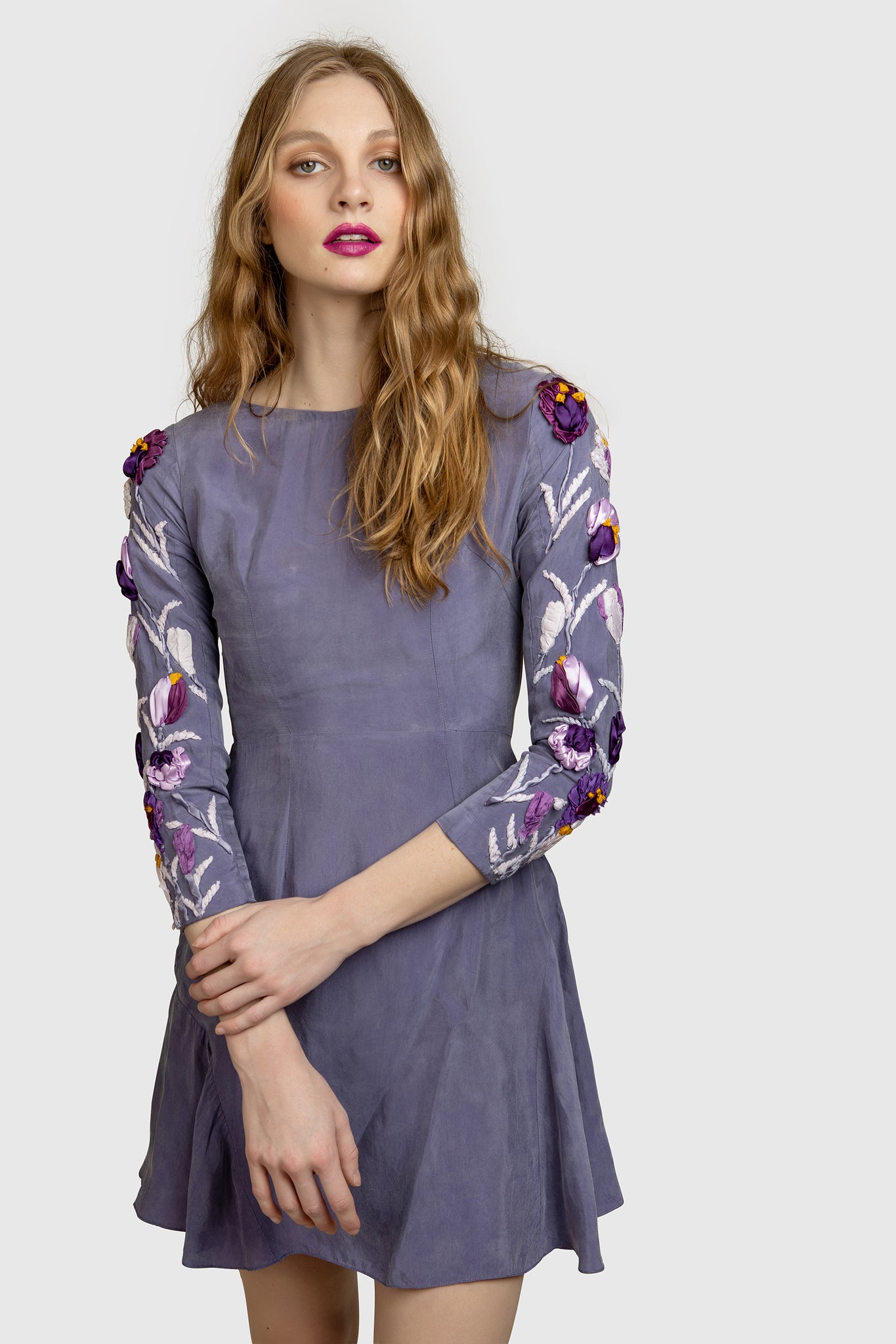 Made-to-Measure Embroidered Dress - AGAATI