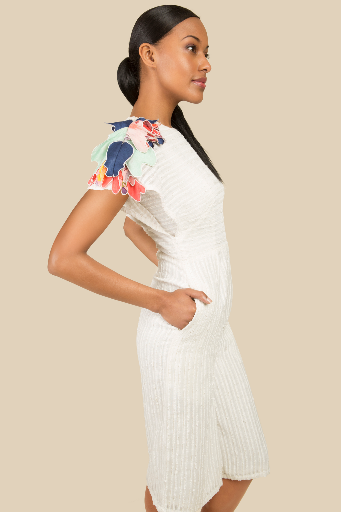 Cotton 2024 white jumpsuit