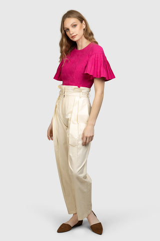 Ivory Pants - AGAATI