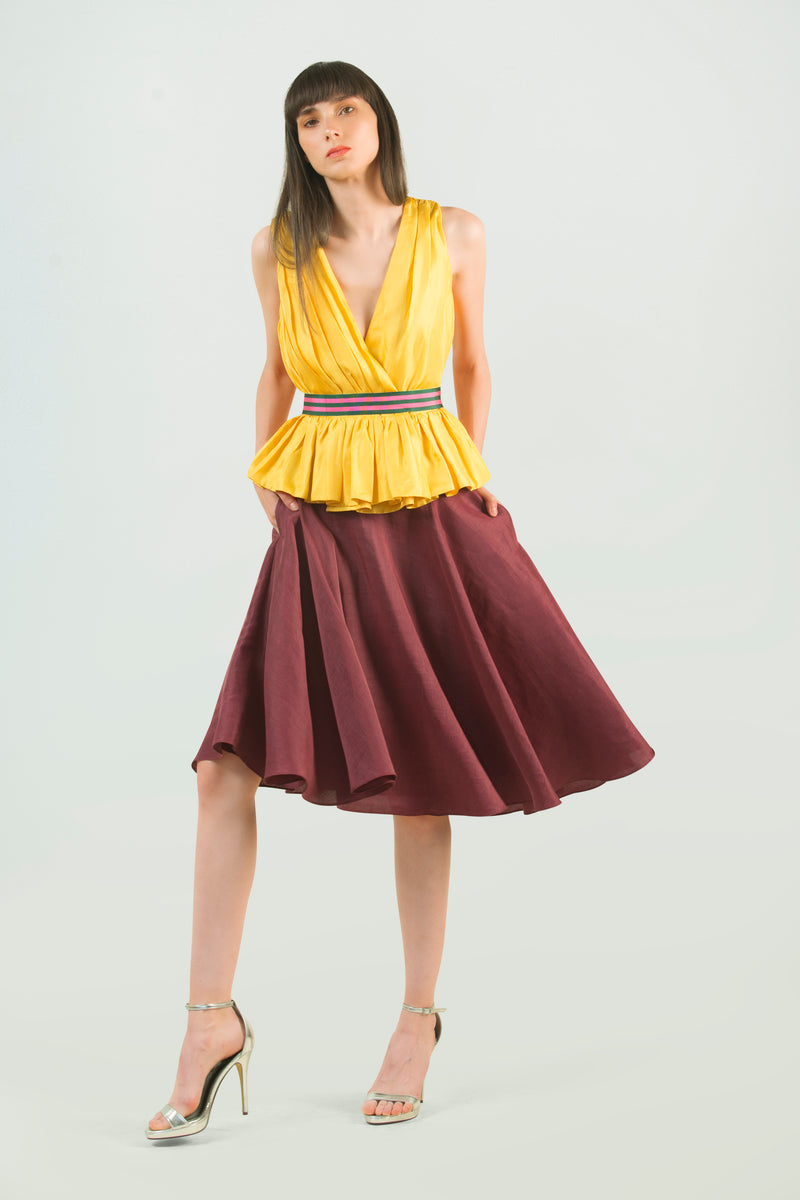 Hemp Silk Circle Skirt – AGAATI