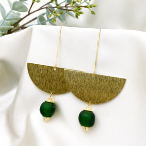 Handmade Earring from Recycled Glass