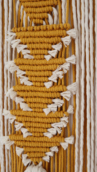 Large Geometric Macramé Wall Hanging