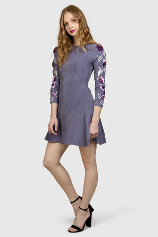 Made-to-Measure Embroidered Dress - AGAATI