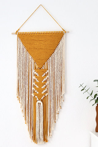 Large Geometric Macramé Wall Hanging