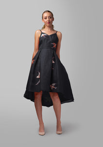 Embroidered Strap Dress - AGAATI